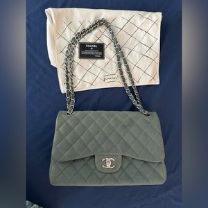 Chanel Jumbo Caviar Skin